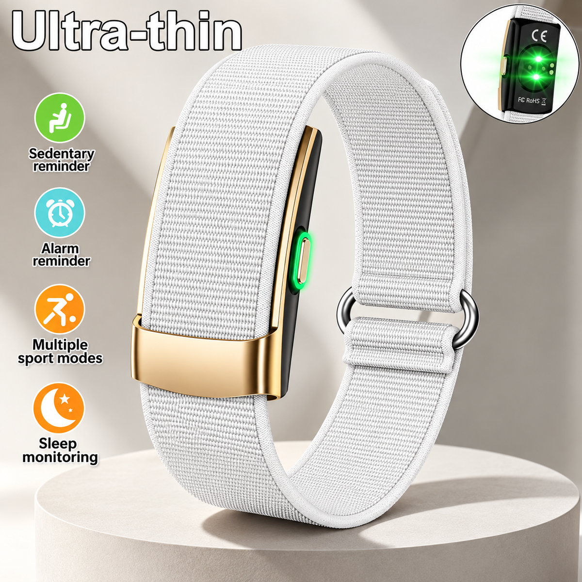 Pulsera inteligente Rastreador de salud y estado físico