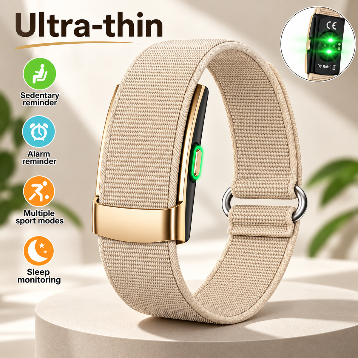 Pulsera inteligente Rastreador de salud y estado físico