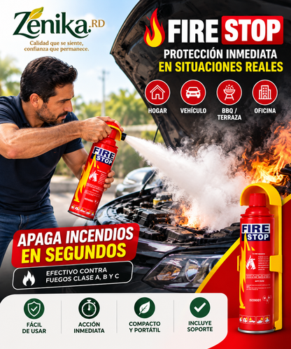 Paquete de 2 extintores con soportes de montaje, portátil para el hogar, cocina, carro, barco, BBQ, protección multiusos,1000ML