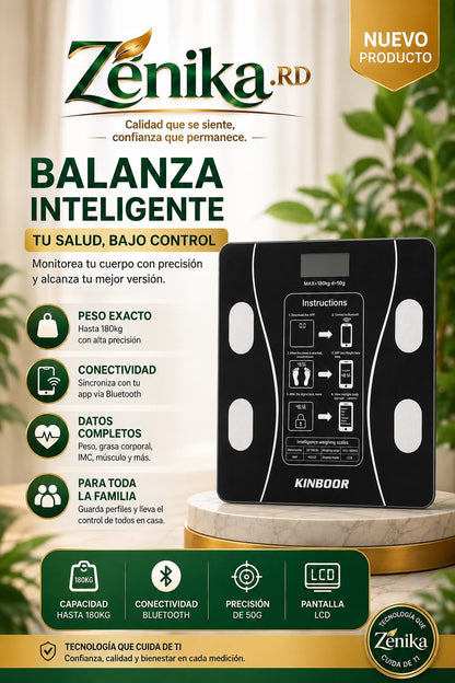 Báscula de baño inteligente