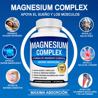 Magnesium Complex 1000 mg – 90 Cápsulas
