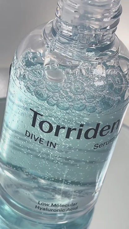 Torriden DIVE IN Suero de ácido hialurónico para hidratación profunda