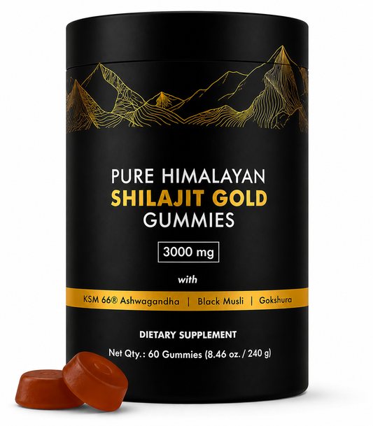 Gomitas Puras de Shilajit del Himalaya